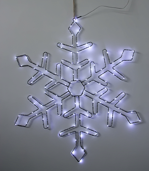Christmas SMD snowflake wire form Wall Light KF67184